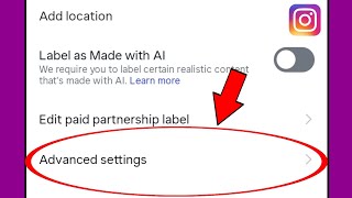 Instagram reels Advanced Settings Enable closed captions Translate closed captions