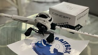 Famous 13 Fishing CONCEPT C2 with 13 Fishing FATE V3 ROD, UNBOXING and review. Wealth