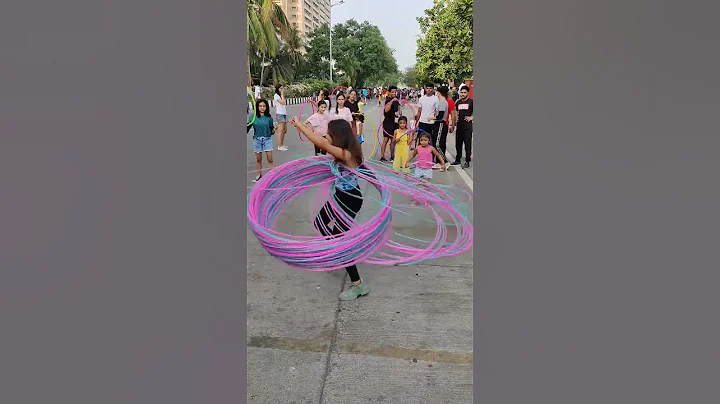 Nakshatra Fitness Hoops/Spinning 100 Polypro hoops/hoop jam/hulahoopsindia - DayDayNews