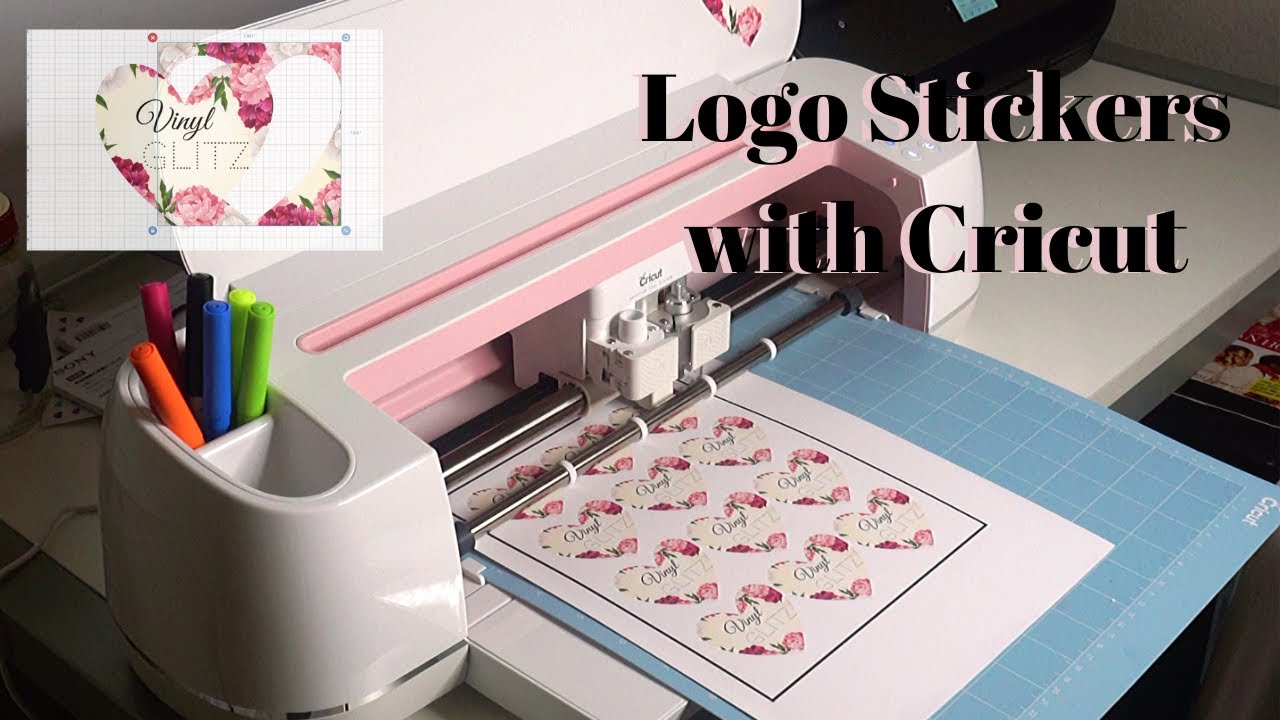How To Print Then Cut Using Cricut Printable Vinyl YouTube