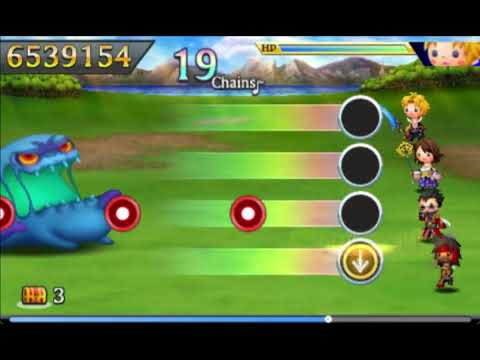 [シアトリズムFFカーテンコール] ノーマルバトル - FF10 (フルクリティカル)