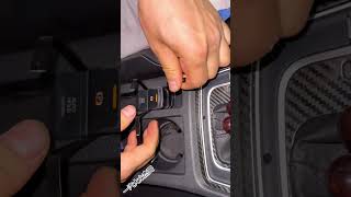 How to remove parking brake switch/hand brake switch on Volkswagen golf MK7 #volkswagen #mk7 #golf