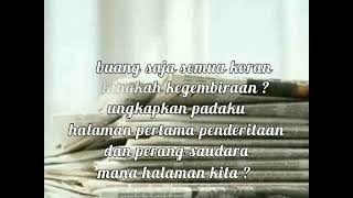 HARI INI TELAH TERBACA - FRANKY & JANE (lirik)