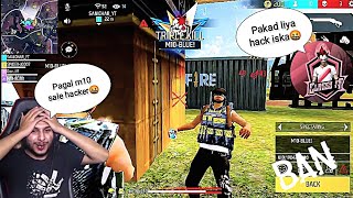 @PagalM10 hack caught on @classyfreefire live | Pagal m10 using hack on Nonstop Practice stream
