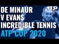 Incredible winners  match point from evans vs de minaur epic  atp cup 2020 quarterfinals