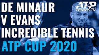 Incredible Winners & Match Point From Evans vs De Minaur EPIC! | ATP Cup 2020 Quarter-Finals