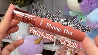 I tried ETUDE HOUSE Fixing Tint in Salmon Brick | AIKOISH by Aiko Ish Beauty Journal 1,535 views 2 months ago 1 minute, 7 seconds