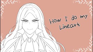 How I do my lineart [Paint tool Sai]