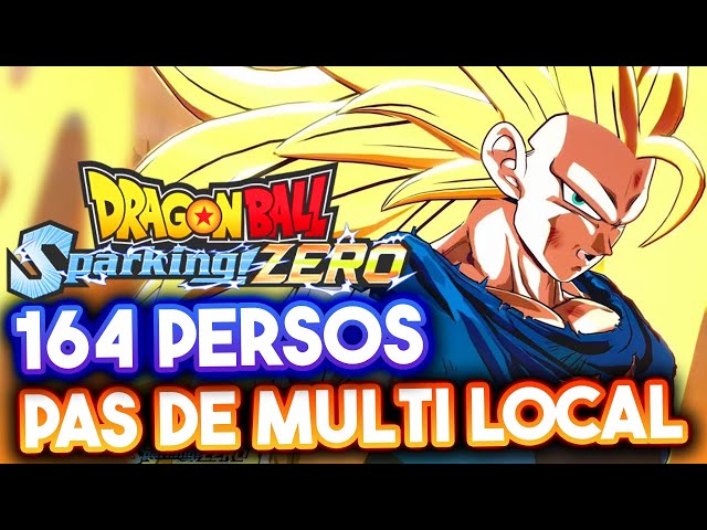 Dragon Ball Sparking Zero : 164 persos et pas de mode multi local !