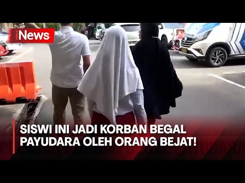 Tega Banget! Pengendara Motor Melakukan Aksi Begal Payudara kepada Siswi SD di Makassar