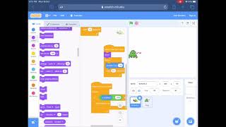 CODING FOR KIDS : FROG GAME   3- HOW TO MAKE FROG SPIT VENOM USING KEYS screenshot 1