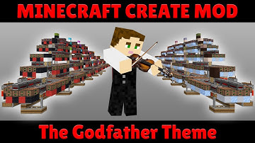 Creatotron | THE GODFATHER THEME | Create Mod Note Blocks