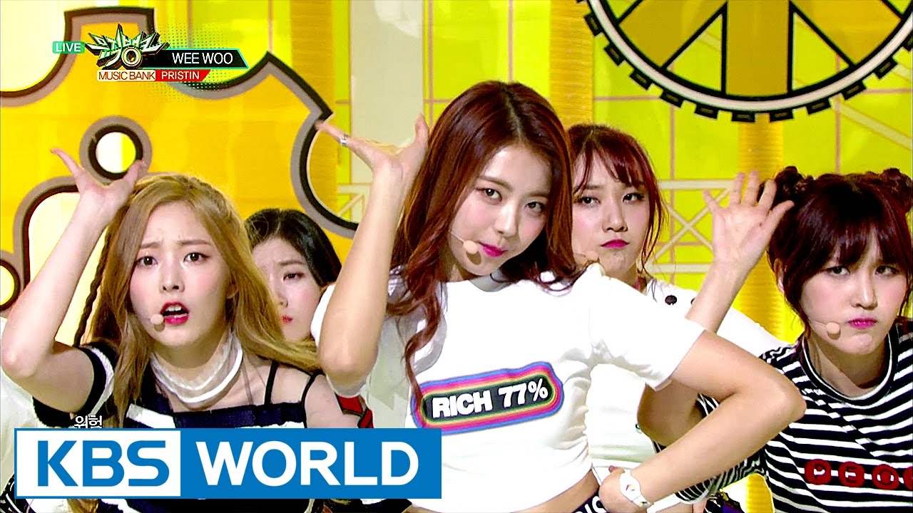 PRISTIN - WEE WOO [Music Bank Hot Debut / 2017.03.24]