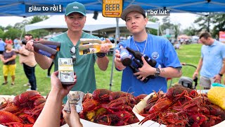 Bán Beer ở Đại Hội Vua Crawfish 2024 | Crawfish Cook Off 2024