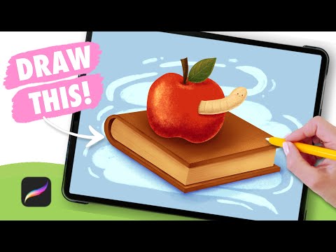 How to Draw Digital Art for Beginners - EASY Procreate Drawing step by step by Siakula