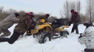 Снегомес на пятисотках CF MOTO. Самарские квадроциклисты (Выпуск 29).