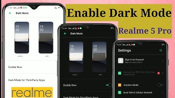 How To Enable Dark Mode In Realme 5 Pro