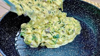 Si vous avez une courgette à la maison faites cette recette de dîner facile et délicieuse! #132 image