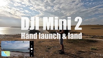DJI Mini 2 - Hand launch & land