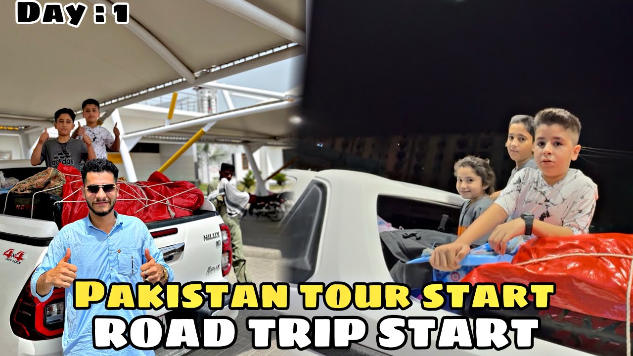 Karachi To Swat || Pakistan tour start || Road trip start hogaya hamara || Revo Dala 🏔️