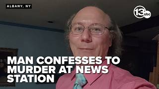 Man tells reporter he killed his parents police arrest him in news station parking lot