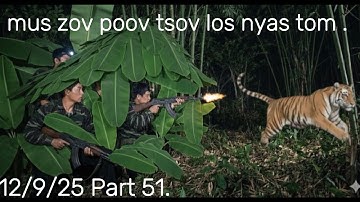 Ntxoov khwb lawv 4 kwv tij mus zov poov raug tsov nyas tom.