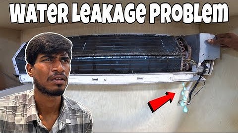 Voltas AC water leakage problem solved in Chahat Readymade Triveniganj - EHSAN