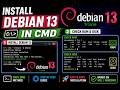 Install Debian 13 in CMD (WSL) + Check RAM &amp; Disk | Step-by-Step Guide