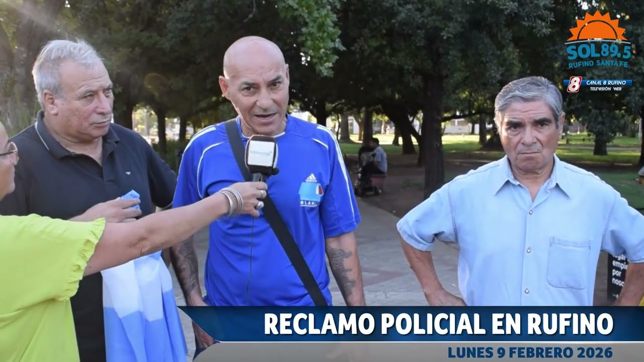 La ola de reclamos policiales llegó a Rufino - Radio SOL FM 89.5 Rufino Canal 8