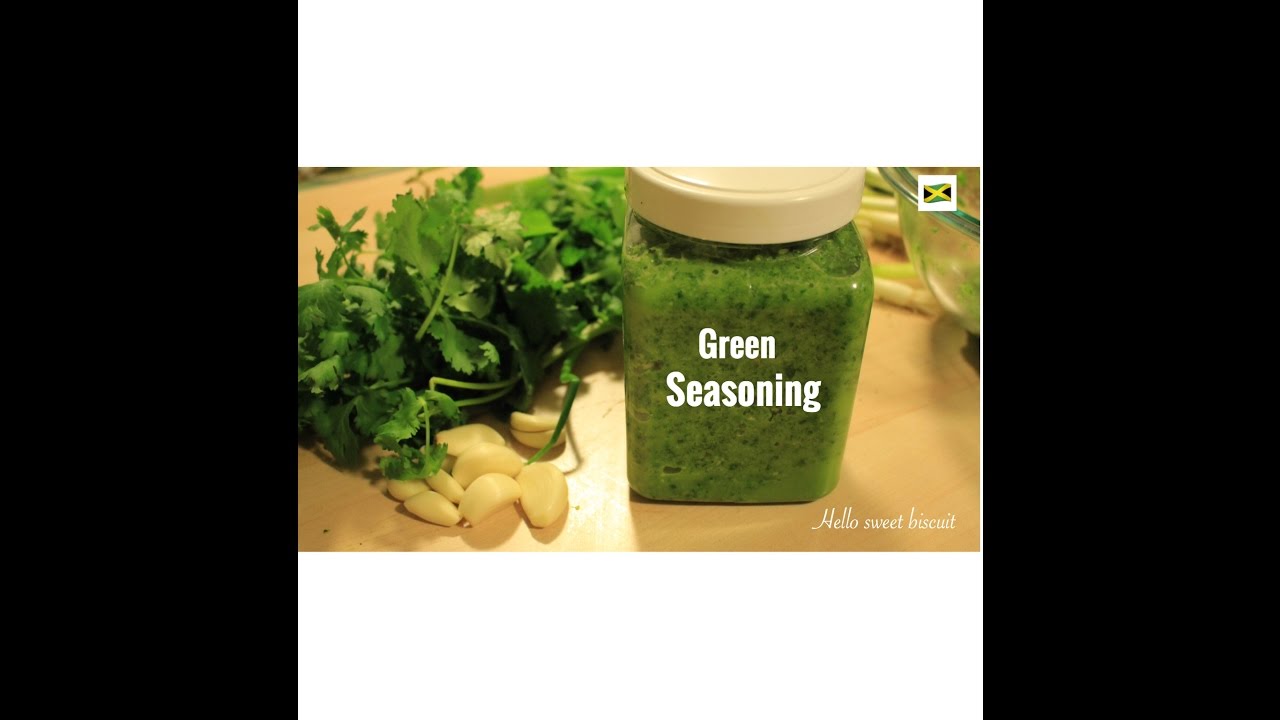 Jamaican Green Seasoning| How to make Green Seasoning| Hello Sweet