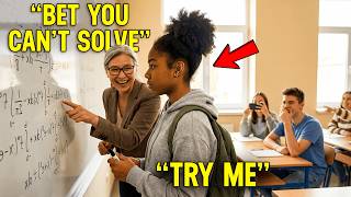 Prof Doesn't Know Black Student Is Math Prodigy — Sets 'Impossible' Equation to Mock Her, Regrets It