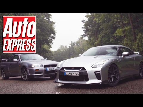 New Nissan GT R R35 Vs R34 Skyline GT R Hero Meets Legend