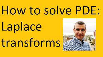 Solve PDE via Laplace transforms