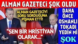 Erdoğan Alman Gazeteciyi Soru Sorduğuna Pişman Etti Sen Rahatsız Mısın? Bu Nasıl Soru Adam Şok