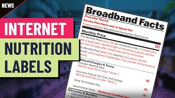 Internet service providers introduce “nutrition labels” for consumers