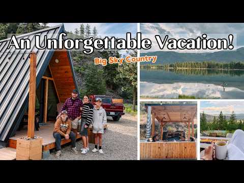 A Trip to Montana & A Gorgeous A-Frame Stay | Travel Vlog of Plains, MT