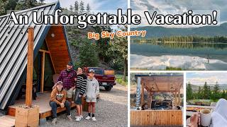 A Trip to Montana & A Gorgeous A-Frame Stay | Travel Vlog of Plains, MT