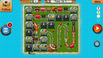 Train Track Maze Problem-Solving and Quick Thinking | Train Game | Android Gameplay #2372