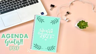 Agenda 2023 para imprimir GRATIS pdf completo