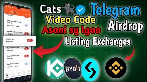 Cats Telegram Airdrop || Cats video Task Complete problem solve || Cats profit 200$