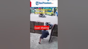 Viral Maling Motor Kepergok Pemilik dan Habis di Hajar Warga