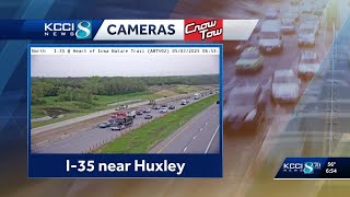 Multi-vehicle crash along I-35 near Huxley Profile