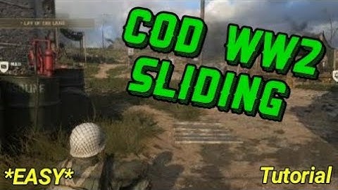 CALL OF DUTY: WW2 SLIDING/BUTT DRIFTING GLITCH IN HEADQUARTERS