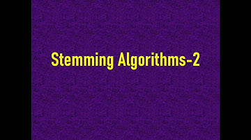 Stemming Algorithms-2 || Information Retrieval Systems || IRS