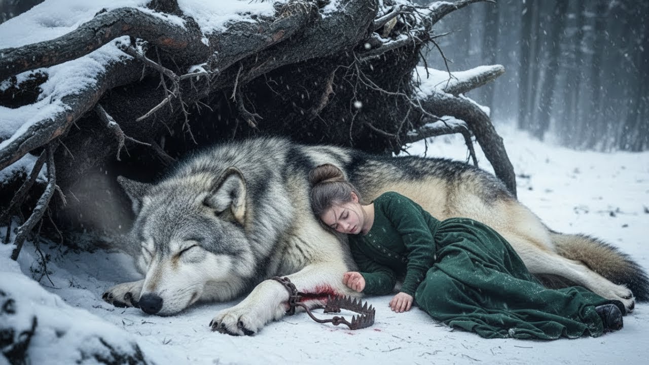 Un loup blessé rampe vers elle… non pour tuer, mais pour la sauver. La fin bouleverse