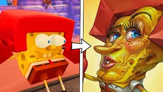 SpongeBob SquarePants Closeup/Detailed Animation Freeze Frames Compilation - The Cosmic Shake screenshot 5