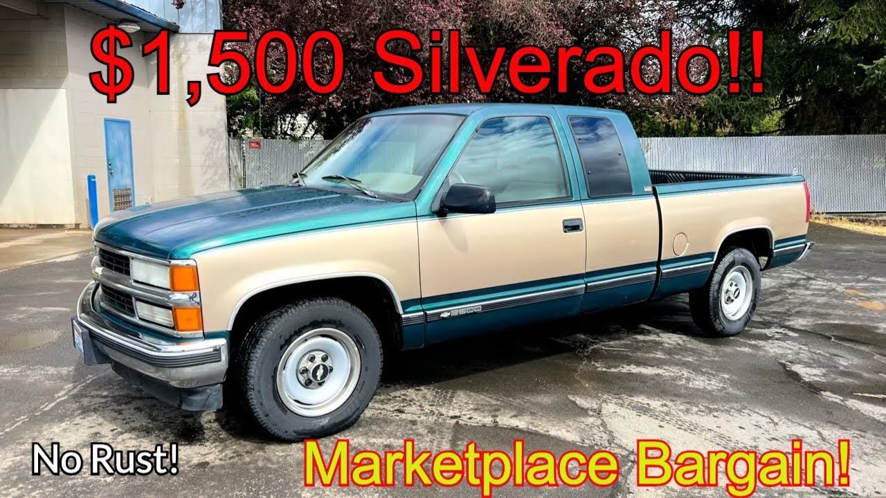 1995 Chevrolet Silverado OBS Short Bed for $1,500.00 Bargain!