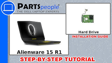 Dell Alienware 15 R1 (P42F001) Hard Drive How-To Video Tutorial