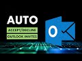 How to Auto Accept or Decline Calendar Invites in Outlook [Step Guide]