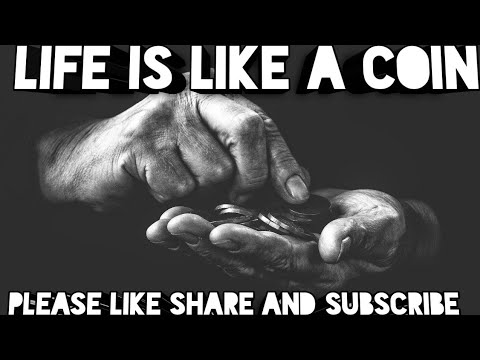 life is like a coin ll Zhakas Motivational Quotes